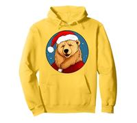 Orso Natale/Orso di Babbo Natale Felpa con Cappuccio