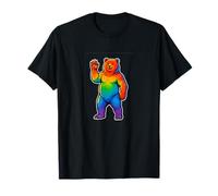 Orso, Orgoglio, Gay Pride 2025, Bandiera Orso Pride, Bandiera Arcobaleno Maglietta