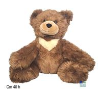 ORSO ORSACCHIOTTO SEDUTO CM 40 H UN PELUCHE PER AMICO ART. 66904