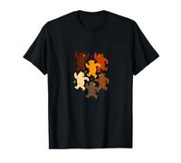 Orso, orsi che ballano, bandiera dell'orso, design orso, cucciolo di orso, divertente Maglietta