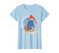 Orso Paddington in Cerca di Avventura Maglietta, Donna, Celeste, S