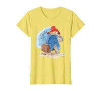 Orso Paddington in Cerca di Avventura Maglietta, Donna, Limone, L