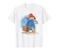 Orso Paddington in Cerca di Avventura Maglietta, Uomo, Bianco, M