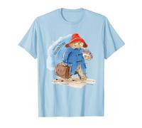 Orso Paddington in Cerca di Avventura Maglietta, Uomo, Celeste, XL