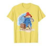 Orso Paddington in Cerca di Avventura Maglietta, Uomo, Limone, S