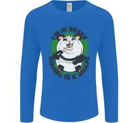 Orso Panda Divertente Sovrappeso Grasso Umorismo Uomo Maniche