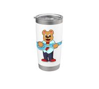 Orso Parrucchiere Forbici Bicchiere termico in acciaio inox doppia parete