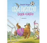 Orso Pasticcio gioca a calcio