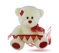 ORSO PELUCHE CON FIOCCO FESTONE TI AMO TANTO TANTO TANTO 30CM SAN VALENTINO 9386