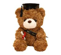 Orso peluche di completamento - orso regalo finale, orso da 9 pollici | Plüschbär L'ultimo giorno di memoria, regalo di laurea per la classe 2022, regalo per la celebrazione finale 'esame s