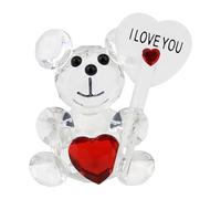 Orso per San Valentino: Figura a forma di cuore, Affascinante segno d'amore | Statua dell'Orso, Regalo romantico di San Valentino, decorazione del cuore