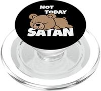 Orso Pigro Orsetto Dolce Orso Bruno Not Today Satan PopSockets PopGrip per MagSafe