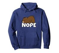 Orso Pigro Orso Bruno Orsetto Dolce Nope Not Today Felpa con Cappuccio