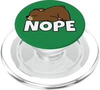 Orso Pigro Orso Bruno Orsetto Dolce Nope Not Today PopSockets PopGrip per MagSafe