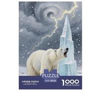 Orso polare 1000 Pezzi Animale Puzzle Classico Multicolore Esclusiva Amazon Regalo Per Adulti E Bambini Da 14 Anni E Più 38x26cm/1000pcs
