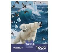 Orso polare 1000 Pezzi Animale Puzzle Di Autota Divertimento Esclusiva Amazon Regalo Per Adulti E Bambini Da 14 Anni E Più 38x26cm/1000pcs