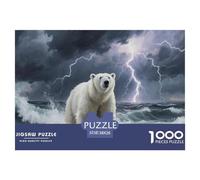Orso polare 1000 Pezzi Fauna selvatica Puzzle Adulti Multicolore Esclusiva Amazon Regalo Per Adulti E Bambini Da 14 Anni E Più 38x26cm/1000pcs
