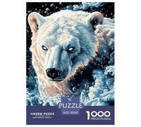 Orso polare 1000 Tessere Animazione Puzzle Adulti Divertimento Per Gioco Familiare Regalo Per Adulti E Bambini Da 14 Anni E Più 70x50cm/1000pcs