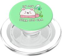Orso polare 4° compleanno nella mia era di 4 anni simpatico animale divertente PopSockets PopGrip per MagSafe