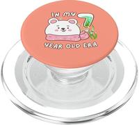 Orso polare 7° compleanno nella mia era di 7 anni animale carino PopSockets PopGrip per MagSafe