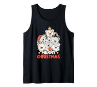 Orso Polare Albero di Natale Divertente Animale Buon Natale Canotta