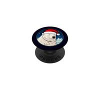 Orso polare Babbo Natale PopSockets PopGrip Adesivo