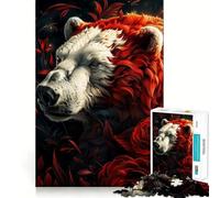 Orso polare, il mio simpatico amico - Puzzle da 1000 pezzi per ragazzi - Gioco stimolante per la mente - Hobby tranquillo - Taglio preciso - Regalo stagionale (50x75cm)
