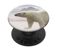 Orso Polare Orso Polare Artico Orso Polo Nord Awesome PopSockets PopGrip Adesivo