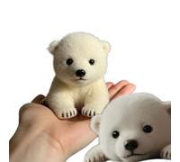 Orso Polare - Peluche Giocattolo Animale, Giocattolo da Compagnia per Abbraccio del Sonno, Movimenti Naturali Come Un Vero Orso Polare, Guarigione Emotiva Su Richiesta
