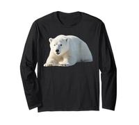Orso Polare Ursus Maritimus Arctic Wildlife Maglia a Manica
