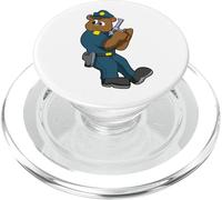 Orso Poliziotto Pistola Polizia PopSockets PopGrip per MagSafe