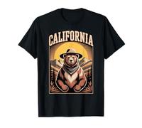 Orso Ranger Vintage della California Mountain Maglietta
