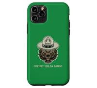 Orso Resist con cappello scout Foxtrot Delta Tango Vintage Custodia per iPhone 11 Pro