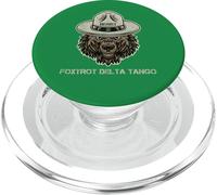 Orso Resist con cappello scout Foxtrot Delta Tango Vintage PopSockets PopGrip per MagSafe