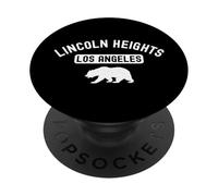 Orso retrò per uomini di strada di Lincoln Heights Los Angeles California PopSockets PopGrip Adesivo