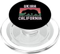 Orso retrò Ukiah California Vintage Mendocino North 707 PopSockets PopGrip per MagSafe