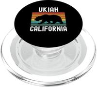 Orso retrò Ukiah California Vintage Mendocino North 707 PopSockets PopGrip per MagSafe