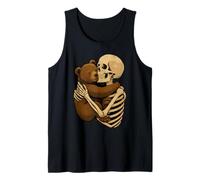 Orso Scheletro Halloween Zoo Animale Wildlife Spooky Stagione Canotta