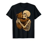 Orso Scheletro Halloween Zoo Animale Wildlife Spooky Stagione Maglietta
