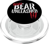 Orso selvaggio scatenato come una bestia PopSockets PopGrip per MagSafe