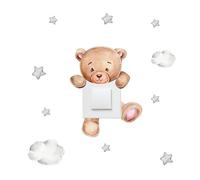 Orso Sleeping Adesions - Orso Wall decalcomanie | Orsi decorativi Decali murali per asilo nido | Orso decorazioni per la casa adesivi a parete per bambini | Adesivo muro per bambini bambini per bambin