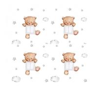 Orso Sleeping Adesions - Orso Wall decalcomanie | Orsi decorativi Decali murali per asilo nido | Orso decorazioni per la casa adesivi a parete per bambini | Adesivo muro per bambini bambini (A)