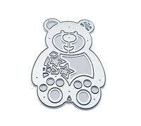Orso stellato per bambole metallo taglio muore stencil scrapbooking modello metallo taglio