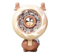 Orso Vel Portatile, Ventole Mini USB, Dispositivo Di Raffreddamento Ricaricabile Portatile | Operazione Tranquilla, Design Pieghevole | 11 × 9,5 × 7 Cm | Per Campeggio, Caldo E Uso Estivo