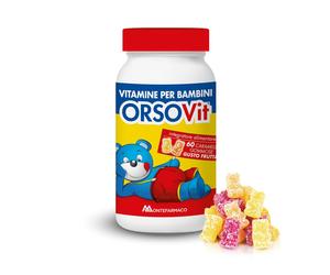 Orsovit 60 Caramelle Integratore Multivitaminico Bimbi 60 pz Caramelle
