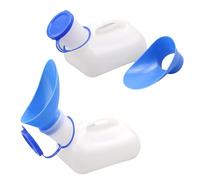 Orssmigs 2 Pezzi Pappagallo Urina Uomo 1000 ML Orinatoio Portatile Uomo Bottiglia di Urina Raccoglitore Orinatoi Unisex Urinal Simple Bottiglia per Urina Portatile