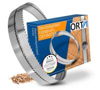 ORTA Uddeholm - Set di 3 lame per sega a nastro temperate, 2100 x 6 x 0,60 | Uddeholm, Flexback, acciaio speciale, normale e temprato, made in Germany