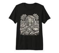 Ortaggi da Giardino Arte Popolare Crescere Il Proprio Maglietta Premium