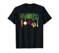 Ortaggi da Radice Tavola Botanica Carota e Barbabietola Maglietta