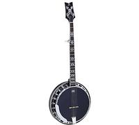 Ortega Banjo Raven Series 5-String Inclusive Custodia - BK - Nero (OBJ450-SBK)